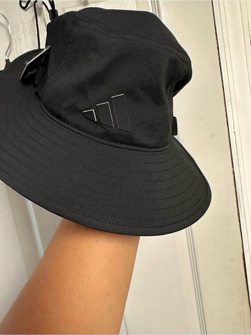 adidas Black Bucket Hat with Subtle Logo